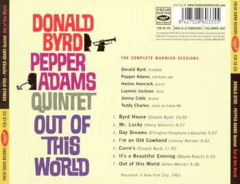 CD Pepper Adams Donald Byrd Quintet: Out Of This World (The Complete Warwick Sessions)