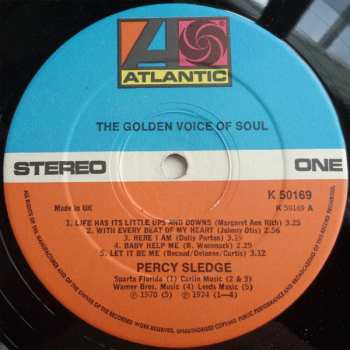 LP Percy Sledge: The Golden Voice Of Soul