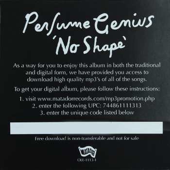 2LP Perfume Genius: No Shape LTD | CLR