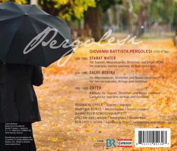 CD Giovanni Battista Pergolesi: Stabat Mater; Salve Regina; Orfeo
