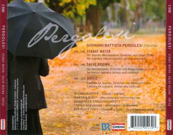 CD Giovanni Battista Pergolesi: Stabat Mater; Salve Regina; Orfeo