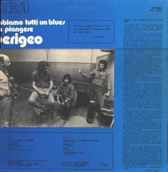 CD Perigeo: Abbiamo Tutti Un Blues Da Piangere