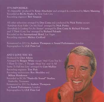 CD Perry Como: It's Impossible / And I Love You So