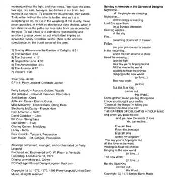 CD Perry Leopold: Christian Lucifer