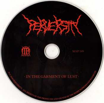 CD Perversity: In The Garment Of Lust LTD