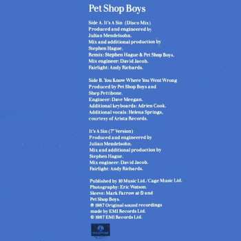 LP Pet Shop Boys: It's A Sin