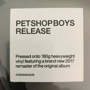LP Pet Shop Boys: Release