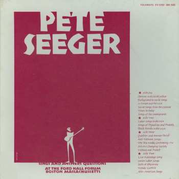 CD Pete Seeger: Pete Seeger Sings And Answers Questions