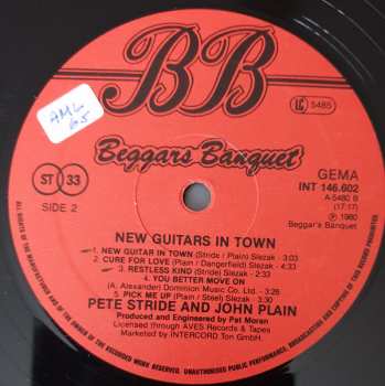 LP Pete Stride: New Guitars In Town