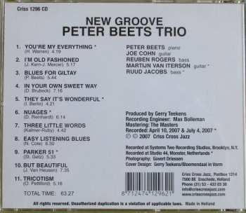 CD Peter Beets Trio: New Groove