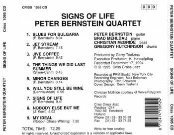 CD Peter Bernstein Quartet: Signs Of Life