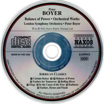 CD The London Symphony Orchestra: Balance of Power • Orchestral Works
