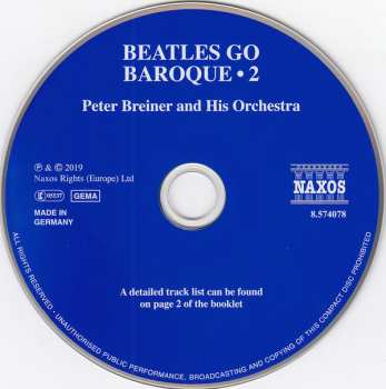 CD Peter Breiner: Beatles Go Baroque 2