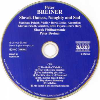 2CD Slovak Philharmonic Orchestra: Slovak Dances