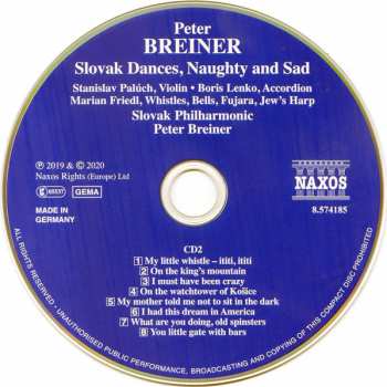 2CD Slovak Philharmonic Orchestra: Slovak Dances