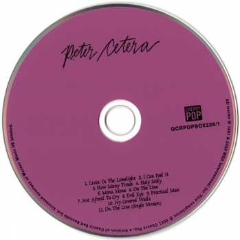 6CD Peter Cetera: Love, Glory, Honor & Heart: The Complete Full Moon & Warner Bros. Recordings - 1981 - 1992