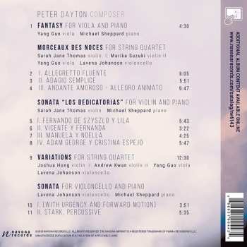 CD Peter Dayton: Notes To Loved Ones: Music For Strings And Piano