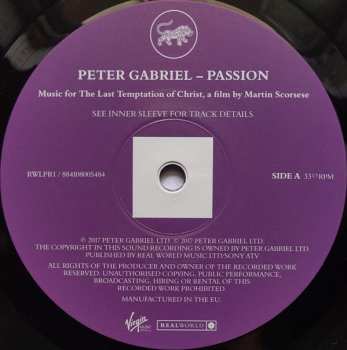 2LP Peter Gabriel: Passion