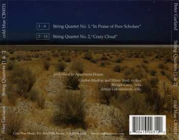 CD Peter Garland: String Quartets [1 & 2]