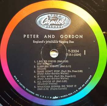 LP Peter Gordon: I Go To Pieces
