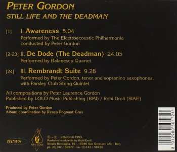 CD Peter Gordon: Still Life And The Deadman