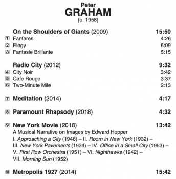 CD Peter Moore: Metropolis 1927