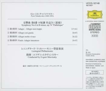 CD Pyotr Ilyich Tchaikovsky: Symphony Nr. 6 "Pathétique"
