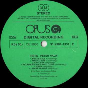LP Peter Nagy: Finta