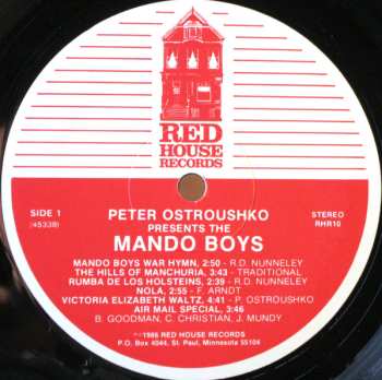 LP Peter Ostroushko: Peter Ostroushko Presents The Mando Boys