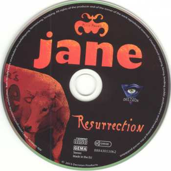 CD Peter Panka's Jane: Resurrection
