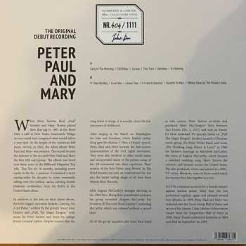 LP Peter, Paul & Mary: The Original Debut Recording LTD | NUM | CLR