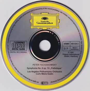 CD Pyotr Ilyich Tchaikovsky: Symphonie No.6 »Pathétique«