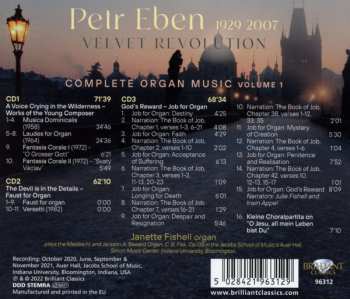 3CD Petr Eben: Velvet Revolution (Complete Organ Music, Volume 1)