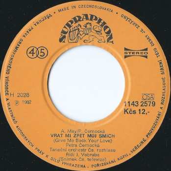 SP Petra Černocká: Letní Noc / Vrať Mi Zpět Můj Smích