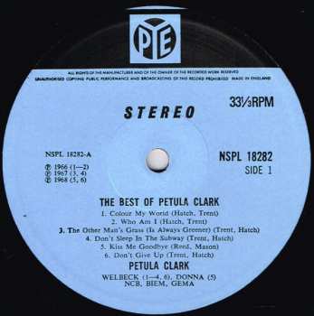 LP Petula Clark: The Best Of Petula Clark