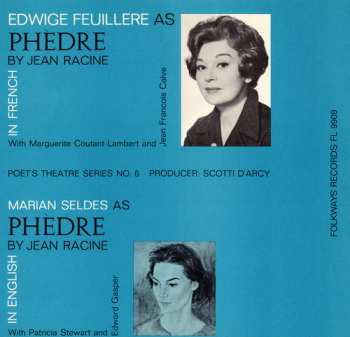 Album Phedre: By Jean Racine / Var: Phedre: By Jean Racine