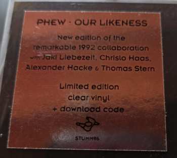 LP Phew: Our Likeness LTD | CLR