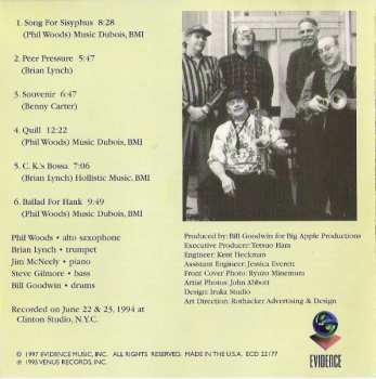 CD The Phil Woods Quintet: Souvenirs