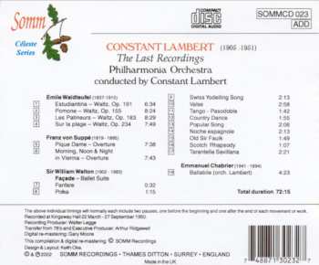 CD Philharmonia Orchestra: The Last Recordings