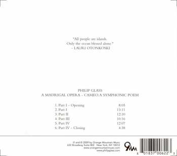 CD Philip Glass: A Madrigal Opera
