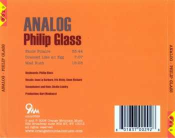 CD Philip Glass: Analog