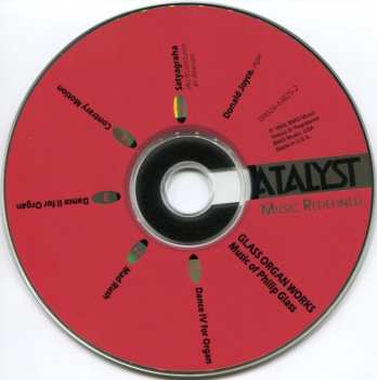 CD Philip Glass: Glass Organ Works - Music Of Philip Glass