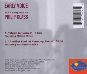 CD Philip Glass: Early Voice