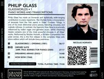 CD Philip Glass: Glassworlds 1 (Piano Works And Transcriptions)