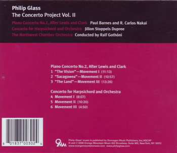 CD Philip Glass: Piano Concerto No. 2, After Lewis And Clark | Concerto For Harpsichord And Orchestra