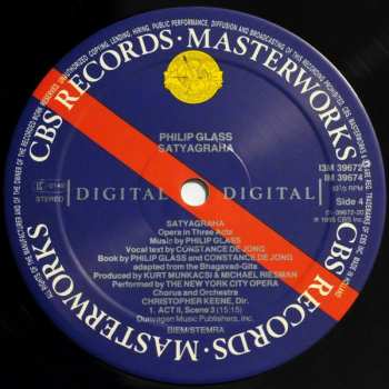 3LP/Box Set Philip Glass: Satyagraha