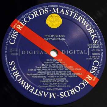 3LP/Box Set Philip Glass: Satyagraha