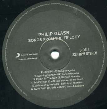LP Philip Glass: Songs From The Trilogy