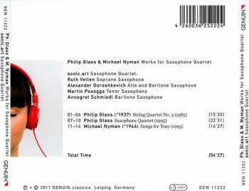 CD Philip Glass: Works For Saxophone Quartet