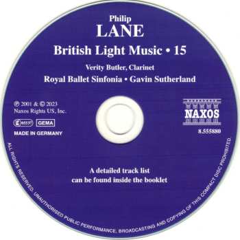 CD Royal Ballet Sinfonia: British Light Music • 15